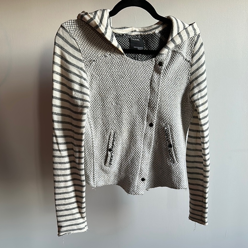 Nollie Striped Hooded Sweater